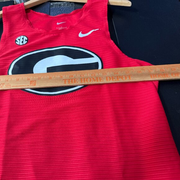 Nike Pro Elite SEC UGA Georgia Team Issue Running Racing Track Singlet Mens L - Picture 3 of 10
